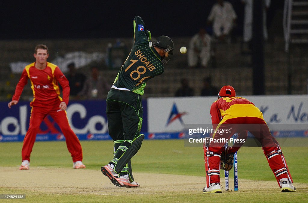 The first day of the International cricket match between...