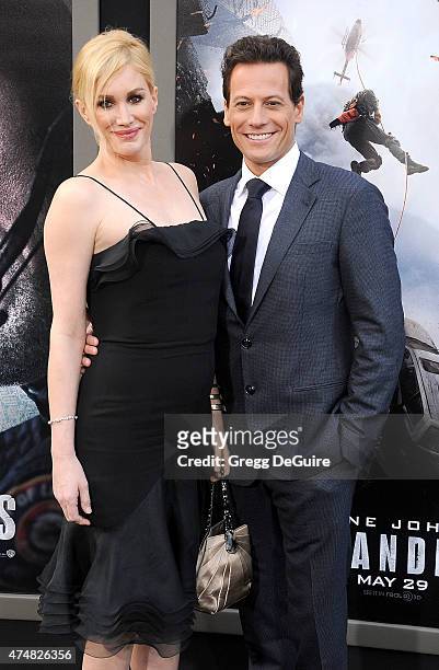 Actors Alice Evans and Ioan Gruffudd arrive at the Los Angeles premiere of "San Andreas" at TCL Chinese Theatre IMAX on May 26, 2015 in Hollywood,...