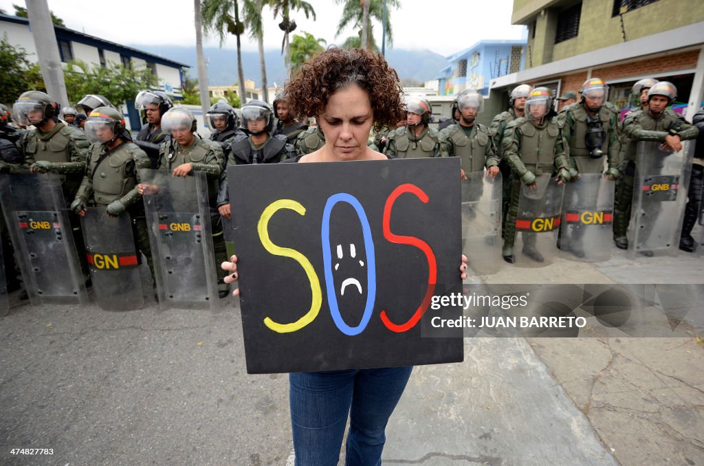 VENEZUELA-POLITICS-OPPOSITION-PROTEST