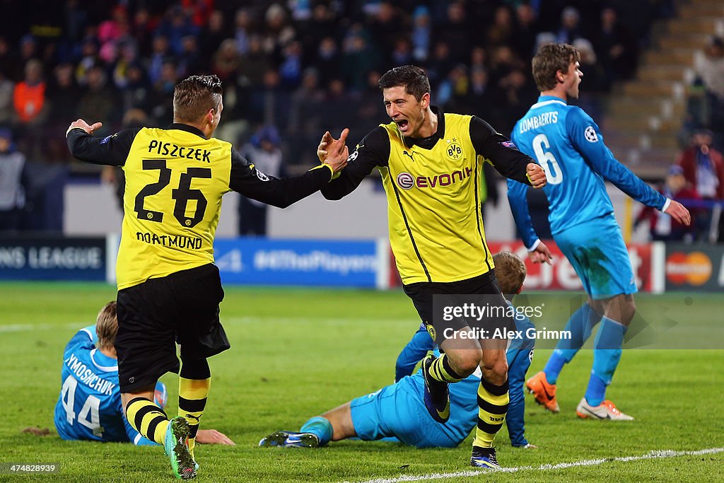 FC Zenit v Borussia Dortmund - UEFA Champions League Round of 16