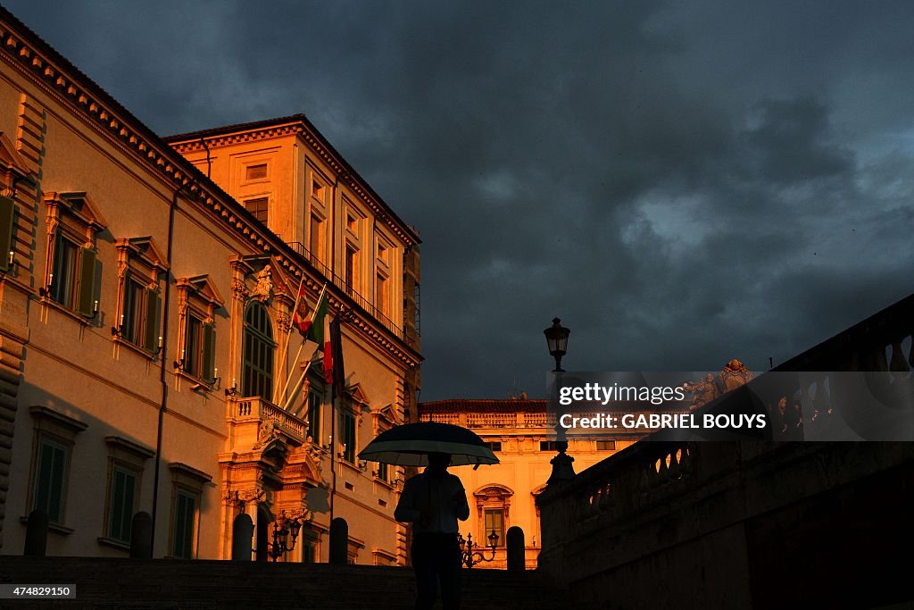 ITALY-FEATURE-SUNSET-ROME-VATICAN