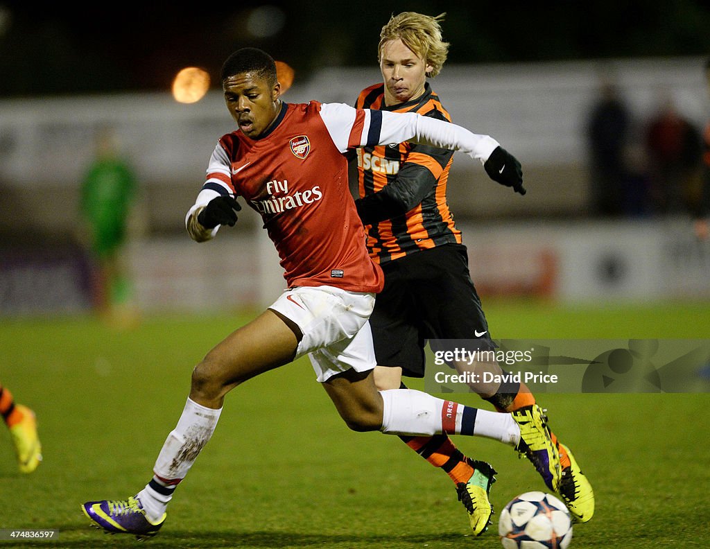 EFA Youth Champions League: Arsenal v Shakhtar Donetsk