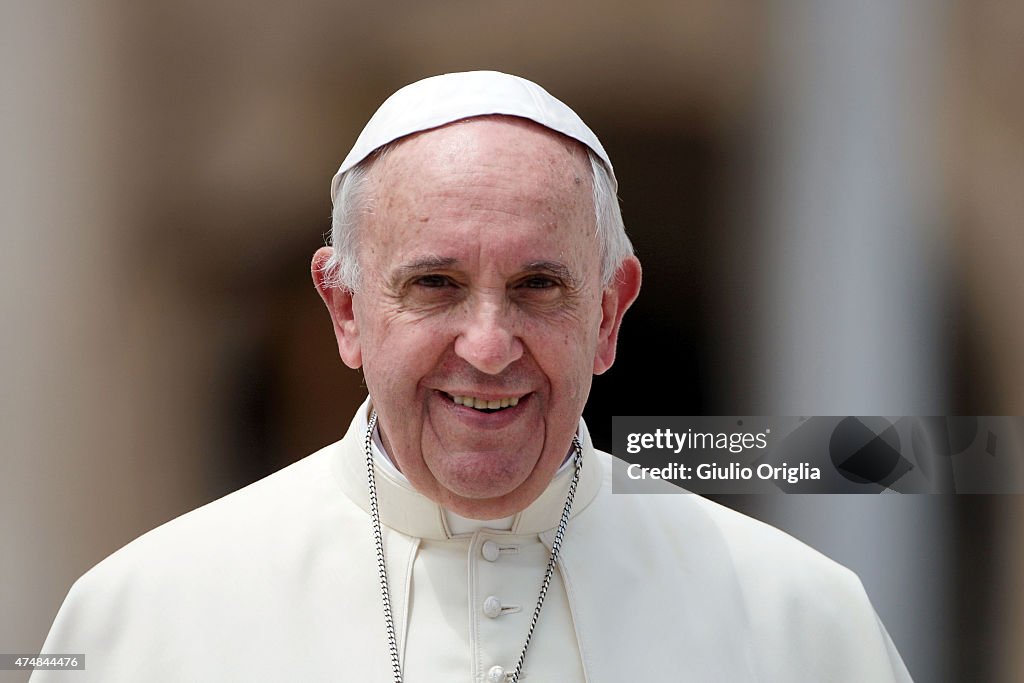 Pope Francis Holds His Weekly Audience