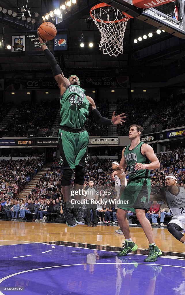 Boston Celtics v Sacramento Kings