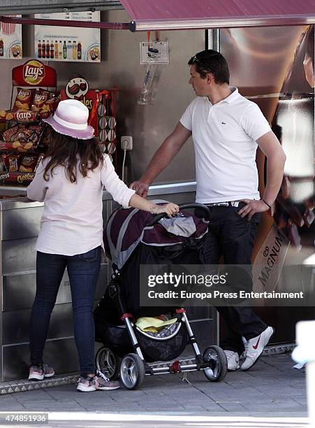 Actress Monica Cruz is seen at Madrid amusement park on March 30, 2015 in Madrid, Spain.