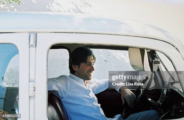 Musician Thomas Dutronc is photographed for Self Assignment on December 31, 2014 in Paris, France.