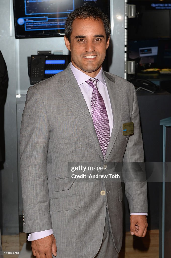 2015 Indianapolis 500 Winner Juan Pablo Montoya Rings In NYSE Opening Bell