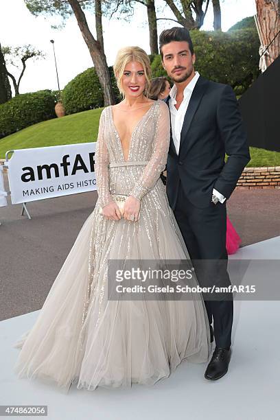 Hofit Golan and Mariano Di Vaio attend amfAR's 22nd Cinema Against AIDS Gala, Presented By Bold Films And Harry Winston at Hotel du Cap-Eden-Roc on...