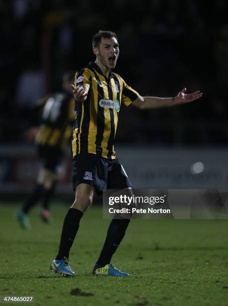 Will Atkinson of Southend United in action during the Sky Bet League Two match between Northampton Town and Southend United at Sixfields Stadium on...