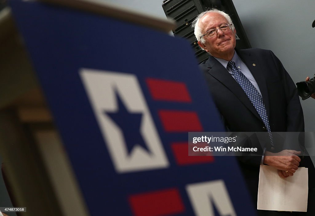 Bernie Sanders Hits Campaign Trail In New Hampshire