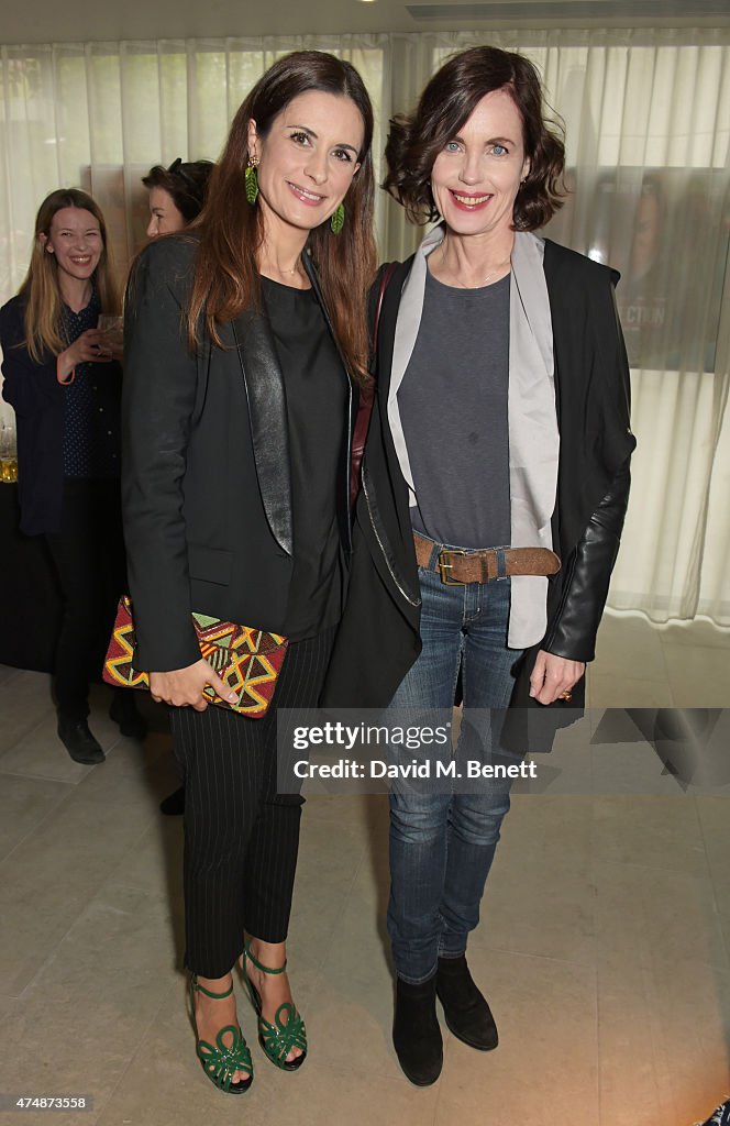Executive Producer Livia Firth and actress Elizabeth McGovern attend ...