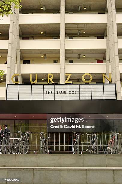 General view of the atmosphere at the London premiere of 'The True Cost' at the Curzon Bloomsbury on May 27, 2015 in London, England.