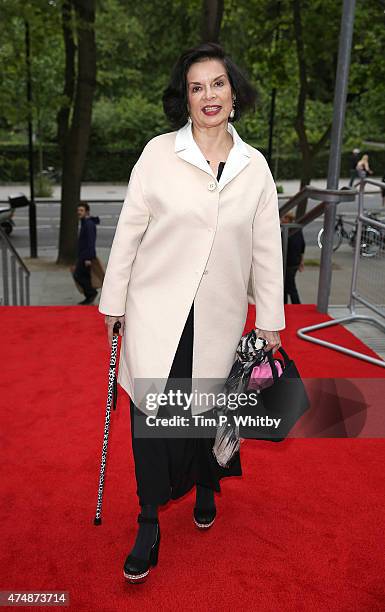 Bianca Jagger attends the UK Film premiere of 'The True Cost' at Curzon Bloomsbury on May 27, 2015 in London, England.