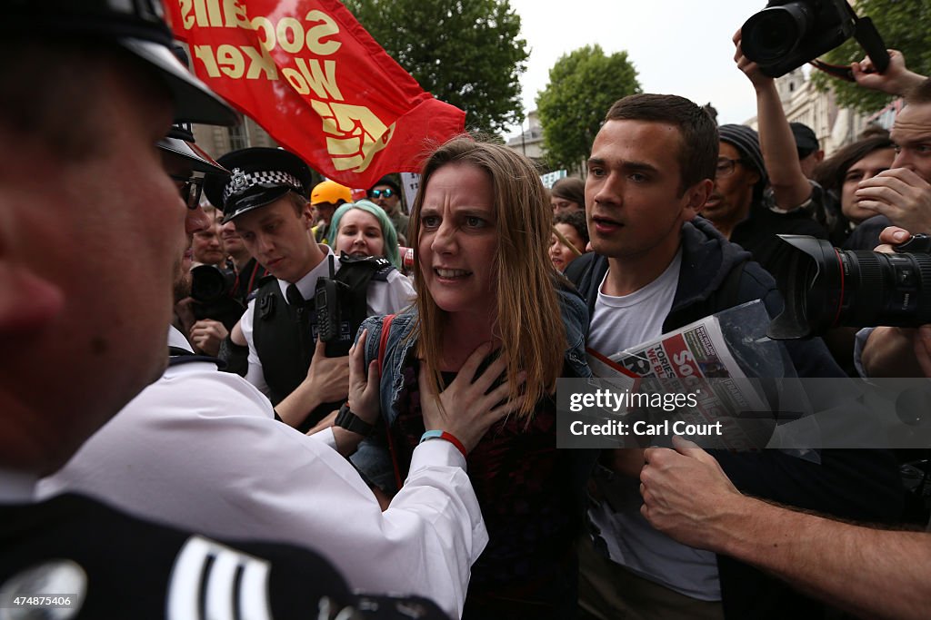 People's Assembly Organise Anti-Austerity Protest On The Day Of The Queen's Speech