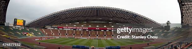 The Shah Alam stadium during the pre-season friendly match between Malaysia XI and Tottenham Hotspur at Shah Alam Stadium on May 27, 2015 in Shah...