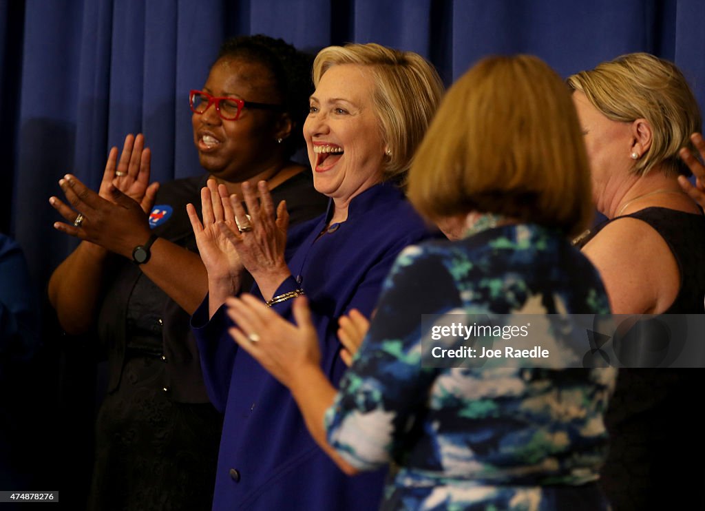 Hillary Clinton Campaigns In South Carolina