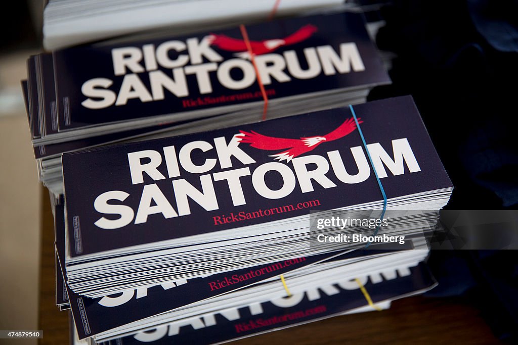 Former U.S. Senator Rick Santorum Makes Presidential Announcement