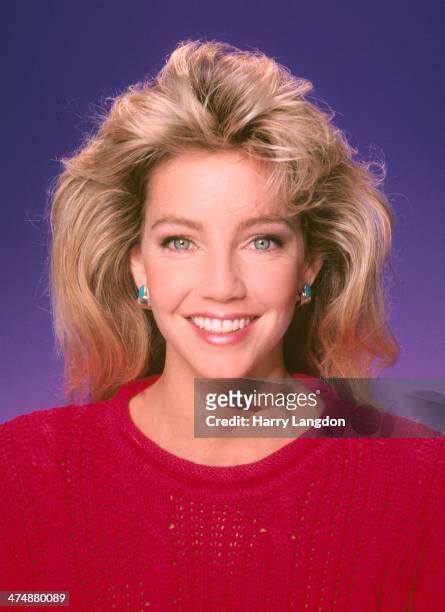 Actress Heather Locklear poses for a portrait in 1987 in Los Angeles, California.