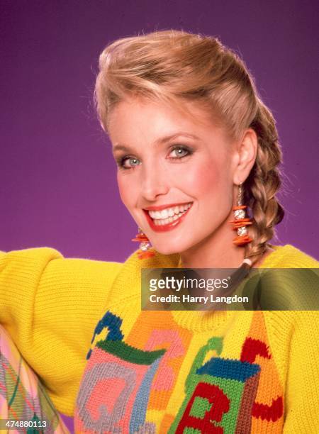 Actress Heather Thomas poses for a portrait in 1987 in Los Angeles, California.