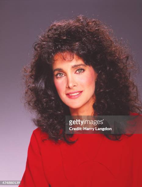 Actress Connie Sellecca poses for a portrait in 1986 in Los Angeles, California.