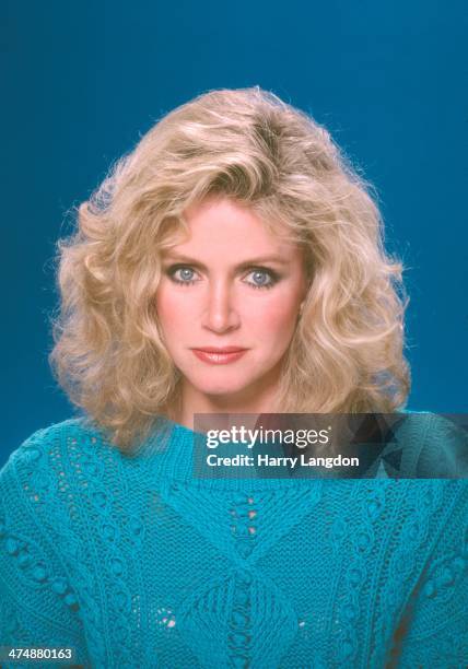 Actress Donna Mills poses for a portrait in 1986 in Los Angeles, California.