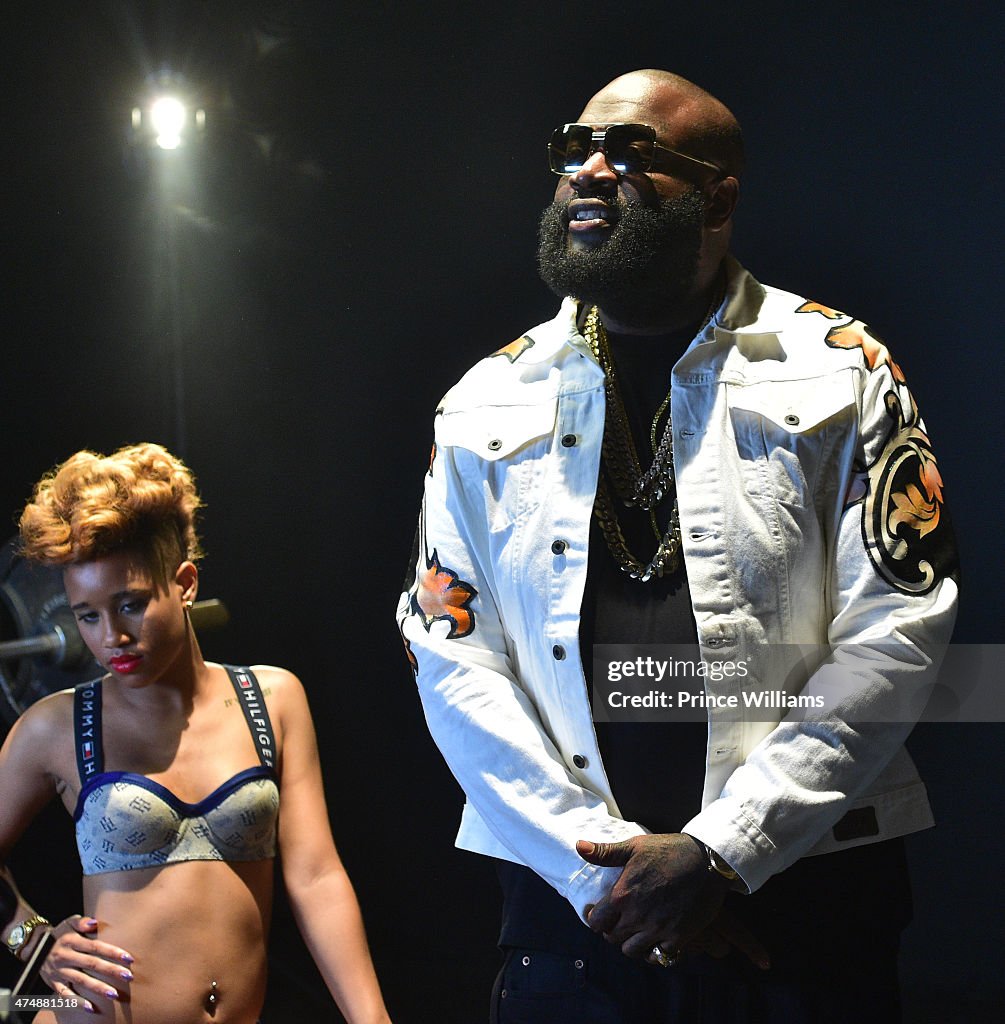 Rick Ross Neighborhood Drug Dealer Video Shoot