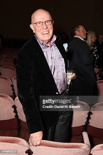 Richard Wilson attends an after party inside the Noel Coward Theatre following the press night performance of "The Full Monty" on February 25, 2014...