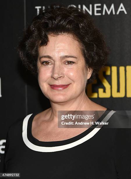 Actress Sean Young attends Magnolia Pictures' "Results" premiere hosted by The Cinema Society with Women's Health and FIJI Water at Sunshine Landmark...