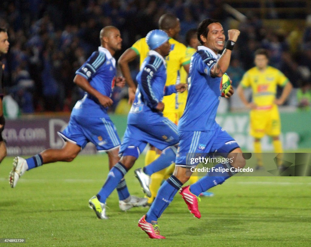 Millonarios v Atletico Huila - Liga Postobon 2014