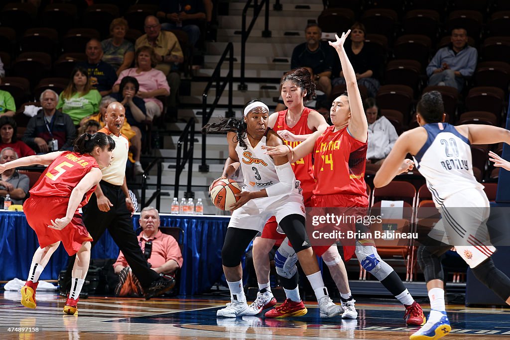 Connecticut Sun v China Women's Olympic Team