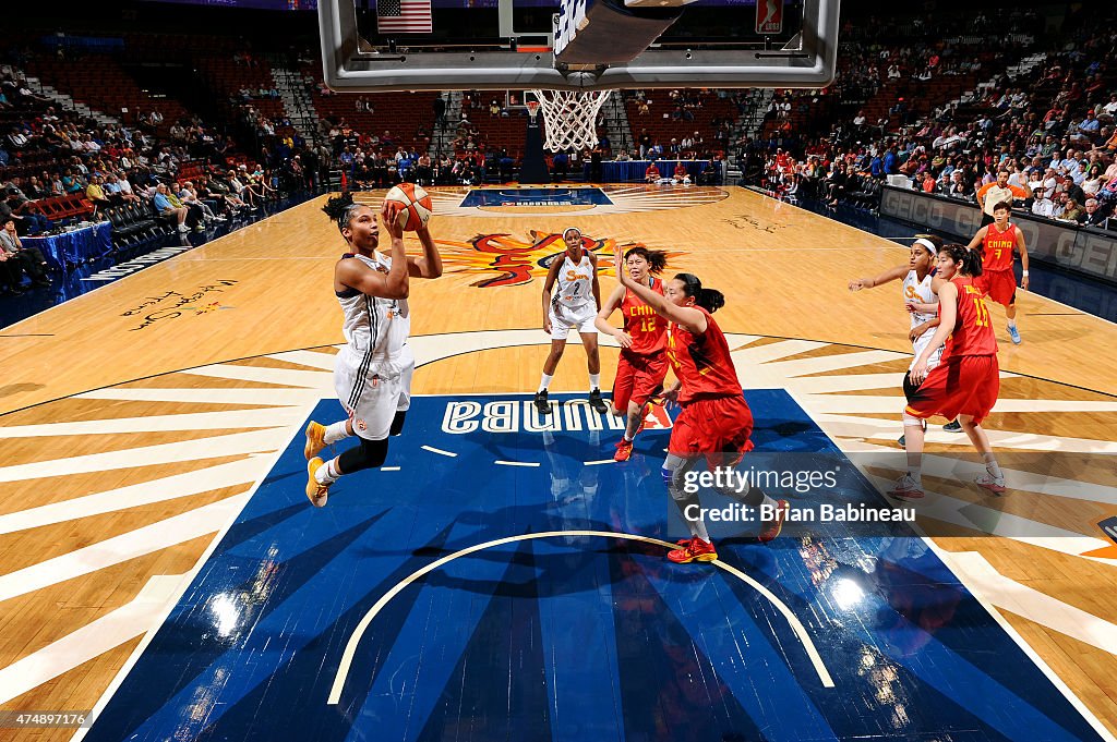 Connecticut Sun v China Women's Olympic Team