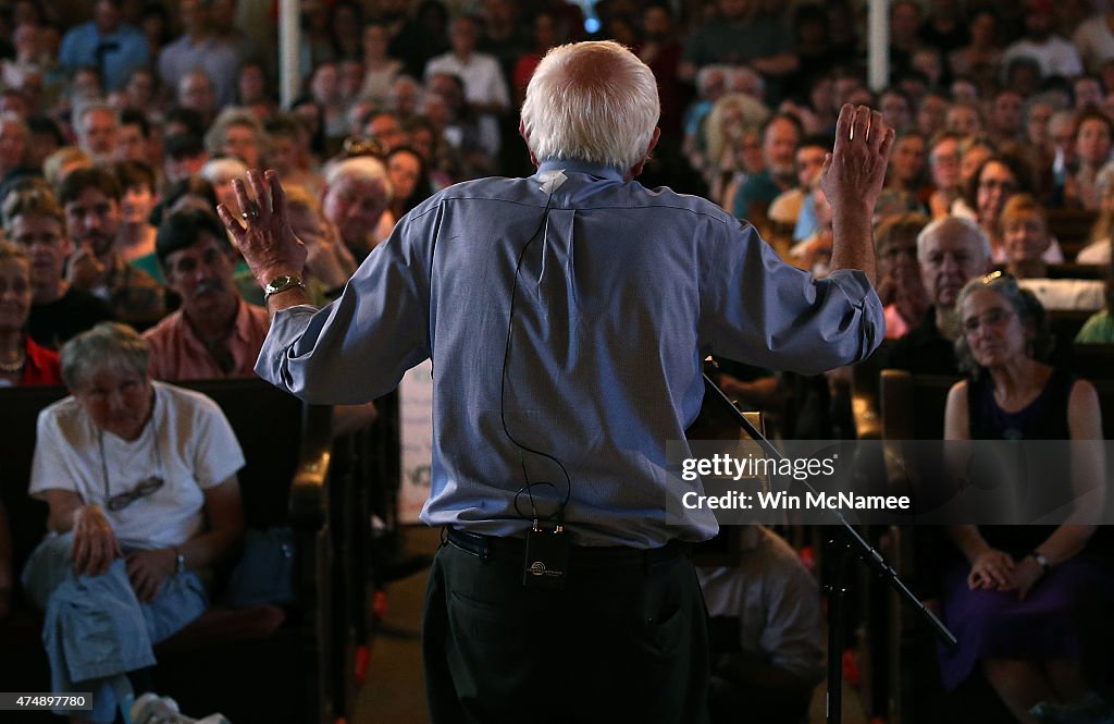 Bernie Sanders Hits Campaign Trail In New Hampshire