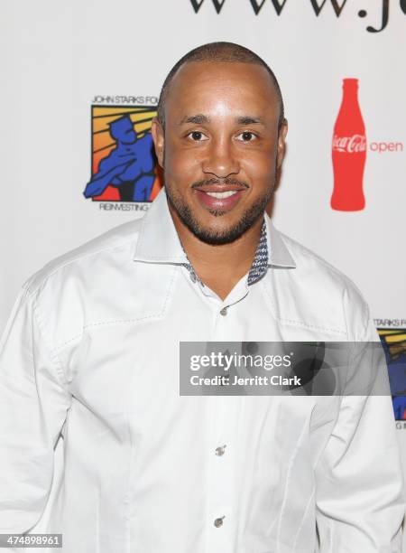 Former NBA player John Starks attends his 2014 John Starks Foundation Celebrity Bowling Tournament at Lucky Strike on February 25, 2014 in New York...