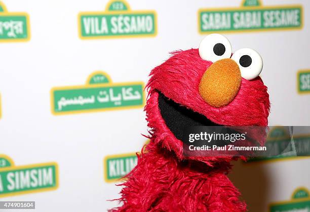 Sesame Street Muppet 'Elmo' attends the Sesame Workshop's 13th Annual Benefit Gala at Cipriani 42nd Street on May 27, 2015 in New York City.