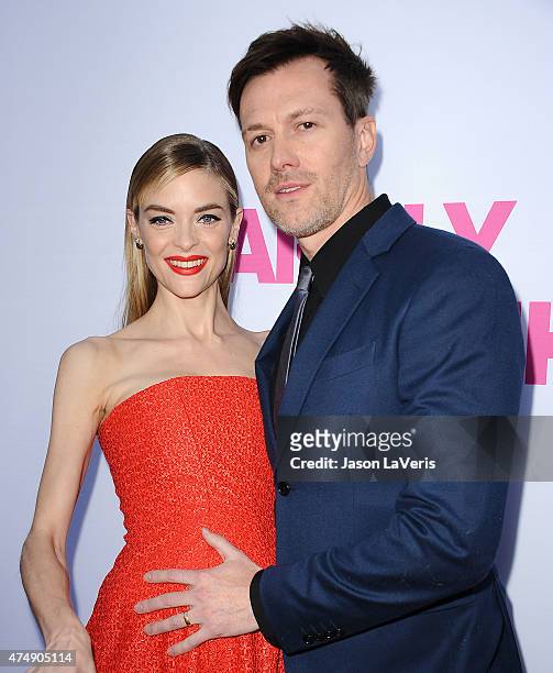 Actress Jaime King and husband Kyle Newman attend the premiere of "Barely Lethal" at ArcLight Hollywood on May 27, 2015 in Hollywood, California.