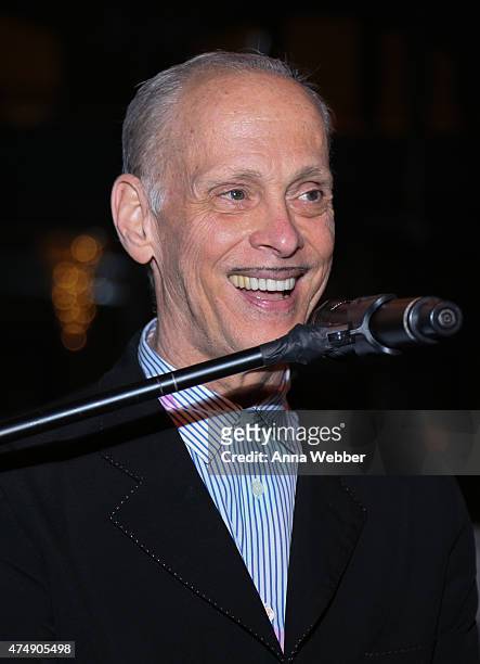 John Waters attends John Waters "Carsick" Book Launch Party at PowerHouse Arena on May 27, 2015 in New York City.