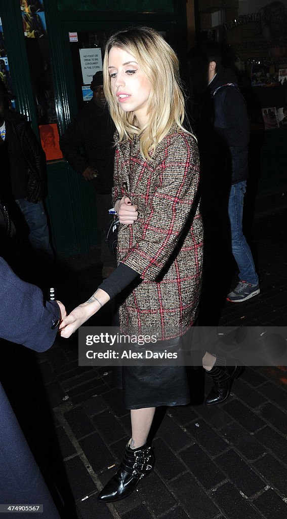 Celebrity Sightings During The BRIT Awards In London - February 19,2014