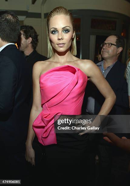 Actress Laura Vandervoort attends Vanity Fair and FIAT celebration of "Young Hollywood" during Vanity Fair Campaign Hollywood at No Vacancy on...
