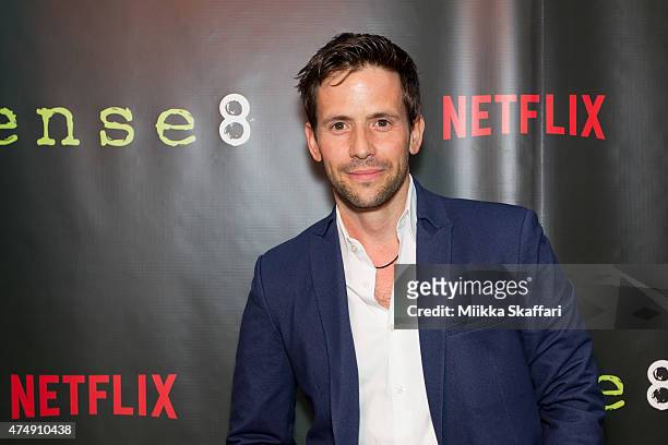 Actor Christian Oliver arrives at the Premiere of "Sense8" at AMC Metreon 16 on May 27, 2015 in San Francisco, California.