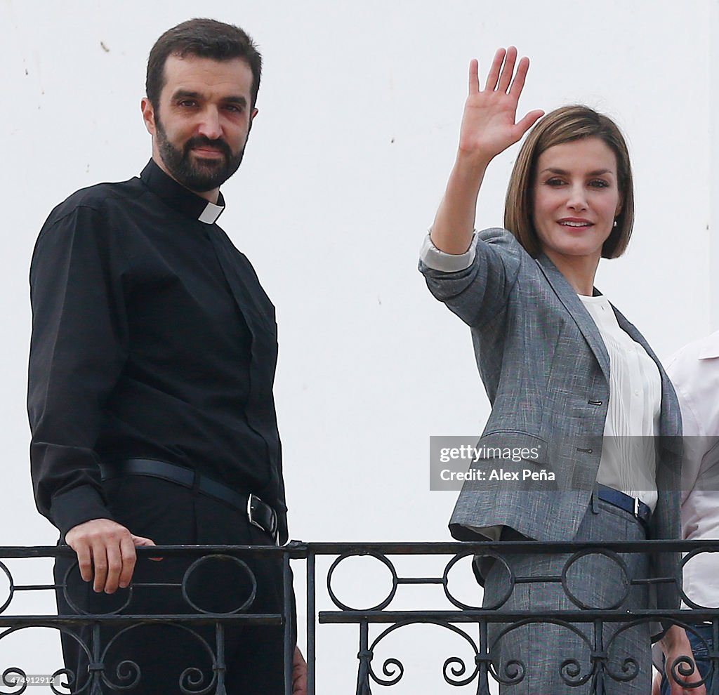 Queen Letizia of Spain Visits El Salvador