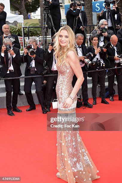 Sarah Marshall attends the 'Dheepan' Premiere during the 68th annual Cannes Film Festival on May 21, 2015 in Cannes, France.