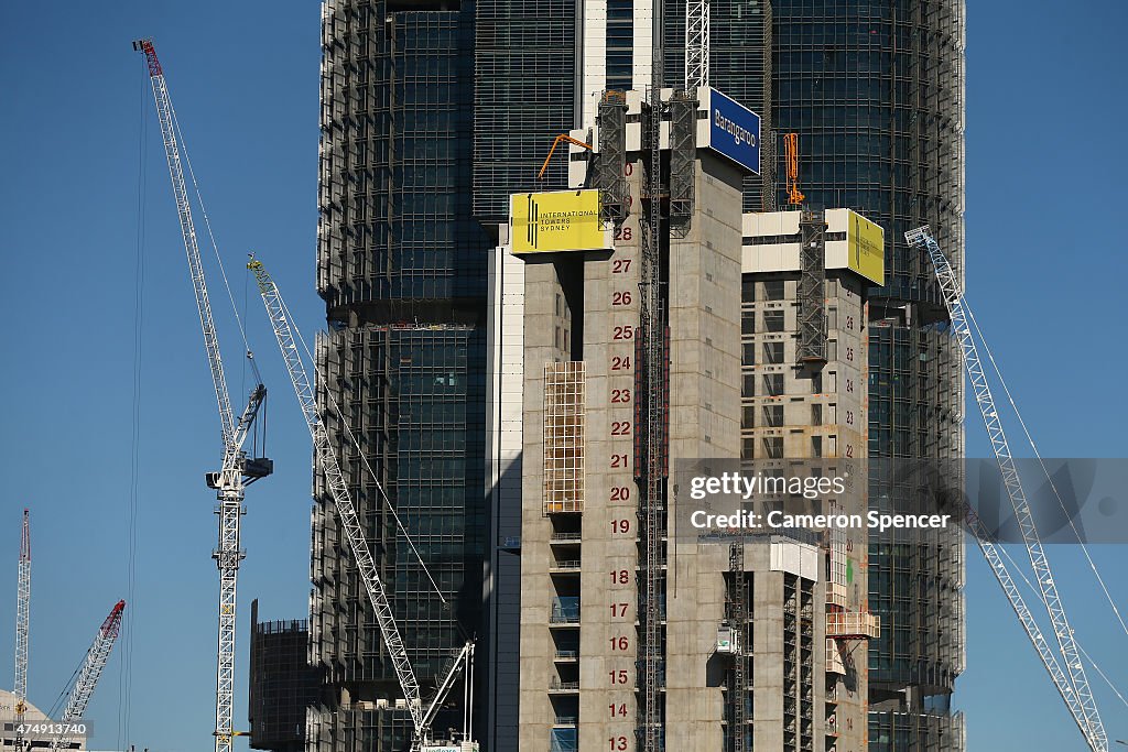 Construction On Barangaroo Site Continues As Developers Await First Commercial Tennants