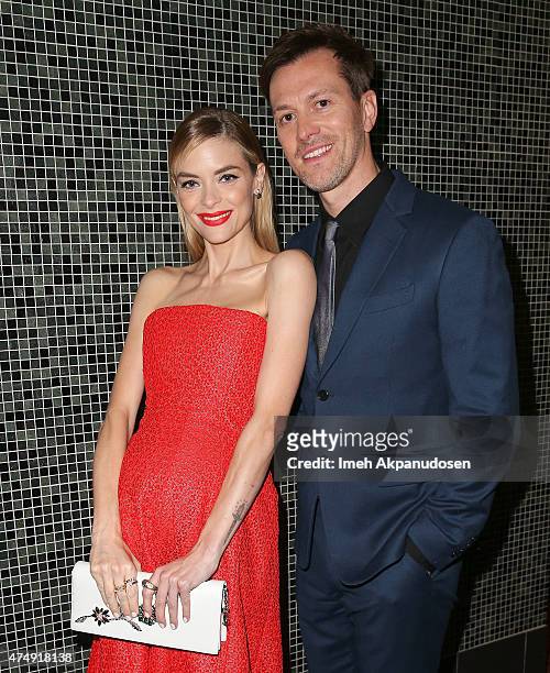 Actress Jaime King and director Kyle Newman attend the premiere of DirecTV's 'Barely Lethal' at ArcLight Hollywood on May 27, 2015 in Hollywood,...