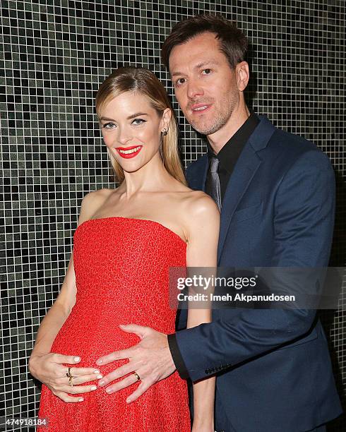 Actress Jaime King and director Kyle Newman attend the premiere of DirecTV's 'Barely Lethal' at ArcLight Hollywood on May 27, 2015 in Hollywood,...