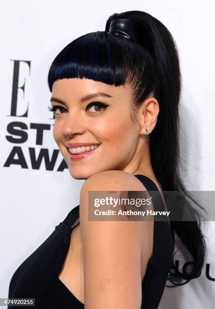 Lilly Allen attends the Elle Style Awards 2014 at one Embankment on February 18, 2014 in London, England.