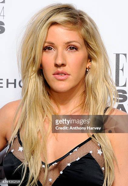 Ellie Goulding attends the Elle Style Awards 2014 at one Embankment on February 18, 2014 in London, England.