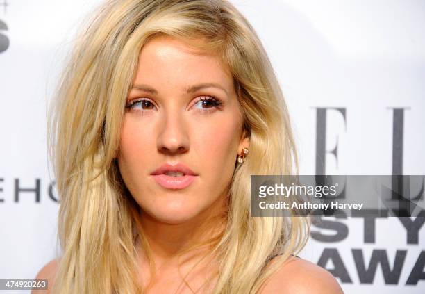 Ellie Goulding attends the Elle Style Awards 2014 at one Embankment on February 18, 2014 in London, England.