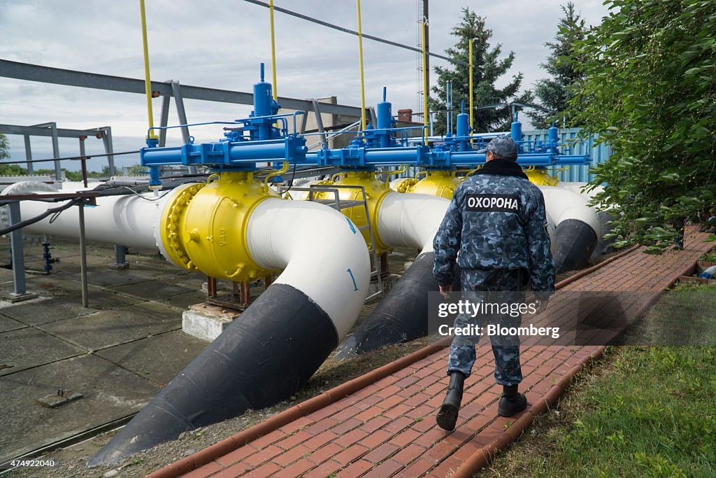 NAK Naftogaz Ukrainy Gas Metering Station As Ukraine Aims For Russian Gas Deal