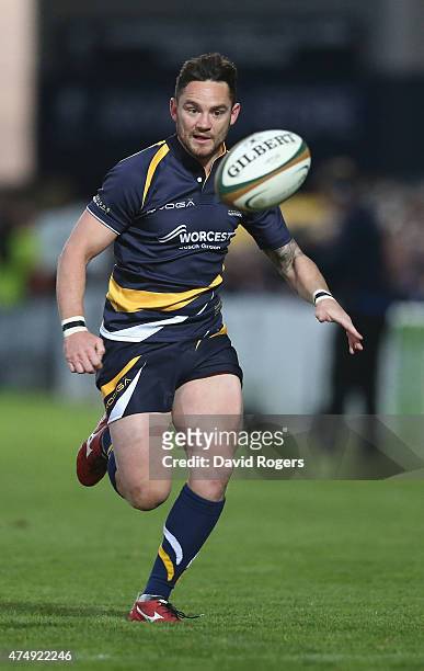 Ryan Lamb of Worcester looks on during the Greene King IPA Championship Final 2nd leg match between Worcester Warriors and Bristol at Sixways Stadium...