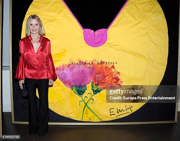 Eugenia Martinez de Irujo presents 'Estrellas Al Quite', a charity auction of bullfighting capes on May 27, 2015 in Madrid, Spain.